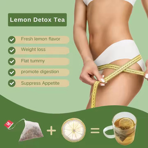 <span class=keywords><strong>Thé</strong></span> amincissant bio au citron et à la vitamine C, saveur citron, à base de plantes chinoises, en pyramides, pour la perte de poids, sachets de <span class=keywords><strong>thé</strong></span> 7 jours - Product Image 2
