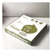 Boîte à pizza en carton ondulé personnalisée avec logo imprimé, pour emporter, 12 pouces, 33x33 cm, boîte à pizza carrée en papier pour emporter
