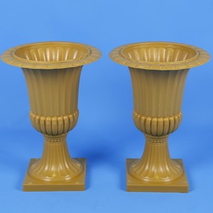 Jarrón de Flores de PVC con Diseño de Columna <span class=keywords><strong>Romana</strong></span> Blanca, Romántica, para Decoración de Jardín, Venta al por Mayor de Fábrica SPR, para Bodas - Product Image 2