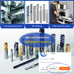 60HRC 3-Flute Tungsten Steel Milling Cutter <strong>for</strong> Colorful <strong>Aluminum</strong> High-Gloss Alloy Extended Length Flat <strong>End</strong> <strong>Mill</strong> - Product Image 3