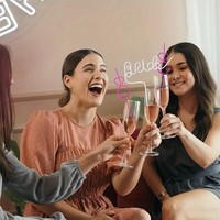 Ensemble de pailles personnalisées pour les mariés avec paille en forme d'anneau de diamant pour le toast au champagne de mariage, fournitures de fête pour couple
