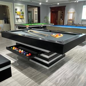 <span class=keywords><strong>Table</strong></span> de <span class=keywords><strong>billard</strong></span> multifonctionnelle moderne sur mesure pour maison et villa, design de luxe, pieds en bois massif et plateau en ardoise, <span class=keywords><strong>table</strong></span> de <span class=keywords><strong>billard</strong></span> 8 boules 8 pieds - Product Image 4