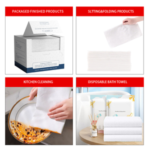 Gauze Tissue Cotton Non-woven Fabric Folding Making <strong>Machine</strong> - Product Image 2