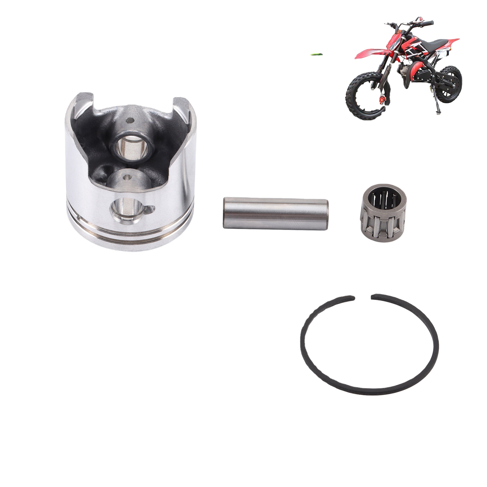39mm 13mm Pin Piston Rings Kit LIFAN 50cc Engine PITPRO TRAIL - Foto 9