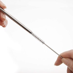 Juego <span class=keywords><strong>de</strong></span> 10 cepillos <span class=keywords><strong>de</strong></span> nailon para tubos con mango <span class=keywords><strong>de</strong></span> acero inoxidable, <span class=keywords><strong>limpiador</strong></span> <span class=keywords><strong>de</strong></span> tuberías para pajitas, botellas, tubos <span class=keywords><strong>de</strong></span> ensayo, limpieza industrial - Product Image 3