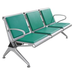 Sillas de espera Zhongfei Landa de 4 plazas de acero inoxidable con reposabrazos para uso público en aeropuertos y estaciones - Product Image 4