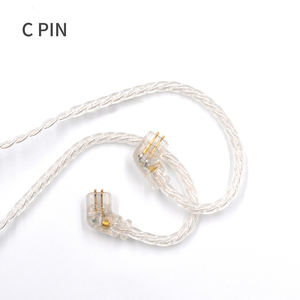 Câble de mise à niveau plaqué argent <span class=keywords><strong>KZ</strong></span>, câble d'écouteurs HIFI 3,5 mm 2 broches avec micro, câble de mise à niveau <span class=keywords><strong>Zsnpro</strong></span> X EDX Pro Zs10 Pro As16 Pro <span class=keywords><strong>Zsnpro</strong></span> - Product Image 1