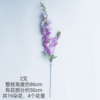 Bunga Delphinium Buatan PT-FY002 Dekorasi Rumah Dekorasi Pernikahan Rumput Pampas Hyacinth Semi-manual Semi-mekanis
