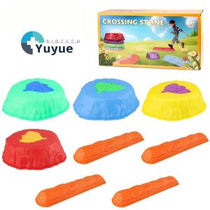 Piedras <span class=keywords><strong>de</strong></span> Equilibrio Sensoriales para Niños - Piedras <span class=keywords><strong>de</strong></span> Paso con Luces <span class=keywords><strong>de</strong></span> Arcoíris para Coordinación y Juego en Interiores/Exteriores - Product Image 1