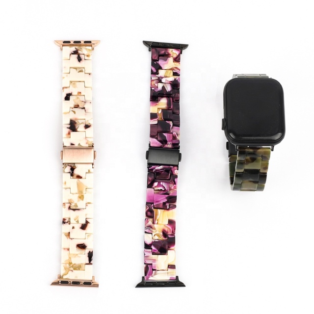 Smart Straps Resin Fiber Watch Band Bracelet for IWatch Series 8 7 6 5 4 3 for Watch 38 42 44 45mm Wristband