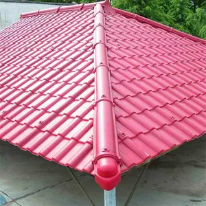 Chinese good quality colorful synthetic asa resin roof tile sheet pvc spanish roof tiles for House