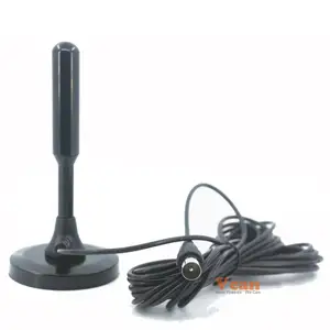 Antena de TV Digital para coche, amplificador integrado para DVB-T, ATSC, ATSC, tipo F, SMA, IEC, MCX, imán aéreo opcional, 1, 2, 2