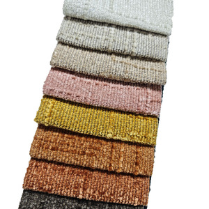 Sản xuất 2025 thiết kế mới vải Chenille bọc vải đồng bằng Ghế <span class=keywords><strong>sofa</strong></span> giường trang trí nội thất vật liệu mềm 140cm rộng - Product Image 1