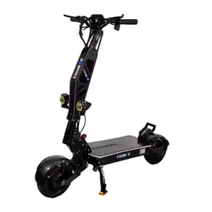 新款NFC start 72V 8000W 13英寸胖轮胎双电机可折叠escooter 60-300千米远程电动踏板车