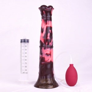 NNSX Ejaculating Horse Cock Spray Water Penis Adult Vaginal Anal Stimulation Masturbators Squirting Horse <b>Dildo</b> Lesbain Sex Toy - Product Image 1