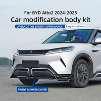 Kit carrosserie complet style DC en ABS finition polie pour BYD ATTO 2 Yuan up RHD, comprenant lèvre de pare-chocs avant, diffuseur arrière, jupes latérales et spoiler