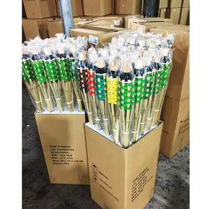 Garden Light <strong>Bamboo</strong> <strong>Torch</strong> With Black Metal Wick Holder for Outdoor Decoration.Wholesale Cheap Natural <strong>Bamboo</strong> <strong>Tiki</strong> <strong>Torch</strong> - Product Image 6