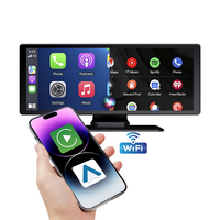 Écran portable CarPlay de 10,26 pouces, lien miroir, image de recul, émetteur FM, navigation BT, lecteur DVD de voiture pour voiture universelle