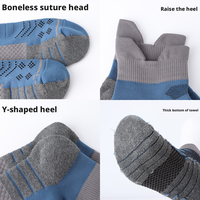 Chaussettes de course professionnelles pour hommes, idéales pour le marathon, avec logo personnalisé, vente en gros