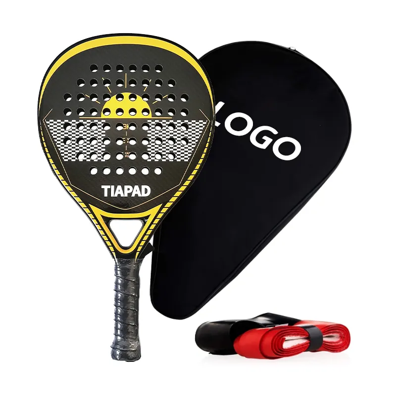 Di alta qualità popolare a buon mercato prezzo 12K carbonio personalizzato a forma di diamante testa Paddle Tennis racchetta da Paddle