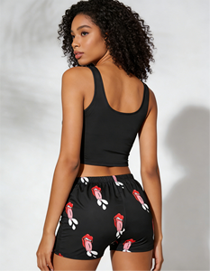 Paquete de 3 Pantalones Cortos de Cintura Alta para Mujer, Transpirables, Cómodos, para Estar en Casa, Talla Estándar, Ropa de Dormir Informal, con Estampado 'I Love My Husband' - Product Image 2