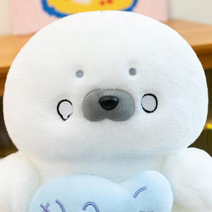 Almohada de Peluche de Foca al por Mayor - Cojín de Animal de Peluche Súper Suave, Muñeco de Compañía Adorable y Juguete de Regalo - Product Image 4