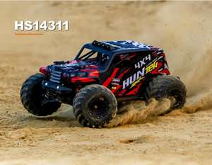 Voiture Télécommandée RC Professionnelle Échelle 1/14 Monster Truck Hunter Haute Vitesse <span class=keywords><strong>2</strong></span>.4G Électrique 4WD Voiture RC <span class=keywords><strong>de</strong></span> Collection - Product Image 2