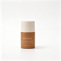 Envase cilíndrico personalizado de 30g para protector solar, de plástico PE con tapa de rosca, contenedor vacío SPF 50 con serigrafía.