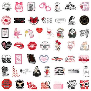 50PCS Gothique lecteur cadeau lecture <span class=keywords><strong>livre</strong></span> sombre romance lire autocollant - Product Image 3
