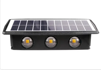4LED 6LED grande taille réverbère Led lumière solaire extérieur étanche lumières solaires pour cour rue paysage jardin décor lampe