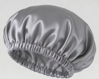 Bonnet de nuit en soie de mûrier 100% 22 Momme avec certification OEKO-TEX, turban de nuit de luxe pour femme
