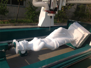 Cnc 3d Schuim Snijmachine Met Grote Roterende Scanner Geconcentreerde Kern Motor Component Voor Het Maken Van 3d Beelden & Sculpturen - Product Image 5