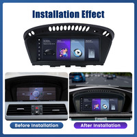 Autoradio 8,8 Pouces pour BMW Série 5 E60 / Série 3 E92 2007-2009 CCC Linux Stéréo Voiture GPS Navigation Lecteur DVD IPS Carplay