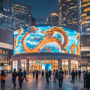 AS8 야외 P8 풀 컬러 고화질 LED 스크린 LED 디스플레이 벽 - Product Image 1