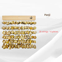 Natural Seed Shell Chime Mixed Nut Shell Wind Chime Hanging Percussion for Sound Healing, Yoga and Meditation Spaces