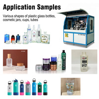 Máquina de Serigrafía Automática Multicolor para Botellas de Vidrio y Plástico con Posicionamiento por Cámara CCD y Servomotor Completo