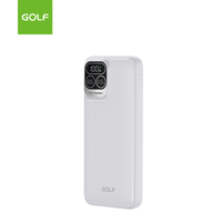 Banque d'alimentation portable Batterie au lithium Type C Chargeur mobile 22.5W Chargeur mobile à charge rapide Affichage LCD PD 10000mAh Power Bank