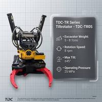 Motor de Inclinación TDC de Alta Precisión para Excavadora, Multifuncional e Inteligente, con Inclinación de 45 Grados