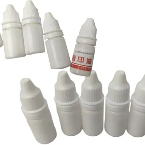 Großhandel lichte mpfindliche Stempel Pad Nachfüll flasche 10ml/Flasche Verpackung Schnellt rocknende weiße Blitz tinte für Kunststoff leder