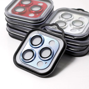 Película protectora de lente de cámara con marco de Metal de vidrio templado HD para <span class=keywords><strong>iPhone</strong></span> 11 <span class=keywords><strong>12</strong></span> 13 - Product Image 6