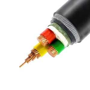 Proveedor de China Cable de cobre XLPE PVC subterráneo 25mm Cable de alimentación de 3 núcleos