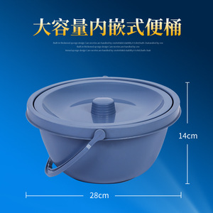 Foldable <b>Commode</b> <b>Chair</b> With Soft Backrest And Tray For Elderly And Pregnant Women Hospital Use - Product Image 3