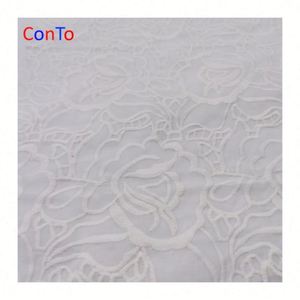 Tissu en voile suisse blanc à prix avantageux, en coton gaufré, pour <span class=keywords><strong>hijab</strong></span> - Product Image 1