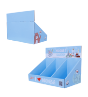 Vevor — pâte de comptoir en papier ondulé, 3 poches, appareil d'affichage personnalisé en carton, pour la Promotion de jouets
