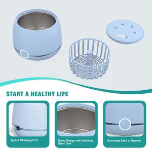 เครื่องทำความสะอาดอัลตราโซนิก แสงยูวี 45kHz สำหรับทำความสะอาดฟันปลอม ที่ครอบฟัน รีเทนเนอร์ อัลไลเนอร์ เครื่องประดับ และอุปกรณ์ทันตกรรม - Product Image 2