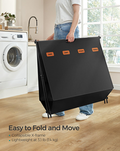 155L <b>Foldable</b> Steel <b>Laundry</b> Hamper 4 Compartment Dirty Clothes Storage Organizer for Bathroom Steel Bathroom <b>Laundry</b> <b>Baskets</b> - Product Image 5