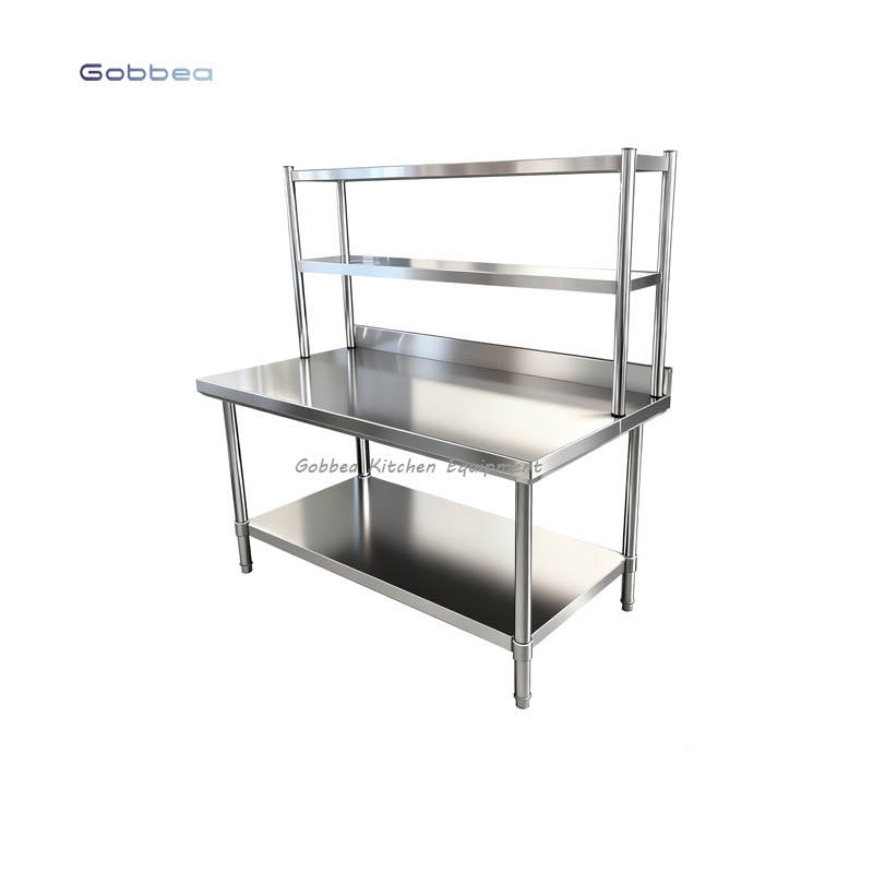 Stainless Steel Work Table with Under Shelf Heavy-Duty