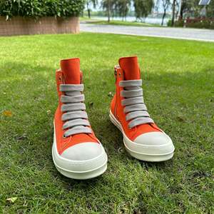 Chaussures en toile à lacets épais, nouvelle collection 2023, pour hommes et femmes, été, respirantes, décontractées, toutes occasions, semelle épaisse, tendance, couleur unie - Product Image 4