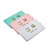 12-Fächer-Palette mit Prägelogo, matter Laminierung und farbenfrohem Lidschatten