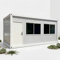 Maison conteneur démontable économique, peu encombrante, réutilisable, préfabriquée, pour bureau ou dortoir de chantier